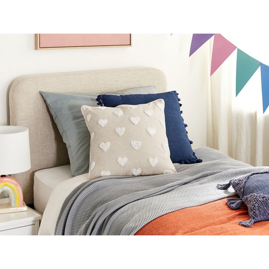 Beliani Dekokissen aus Baumwolle Retro GAZANIA  