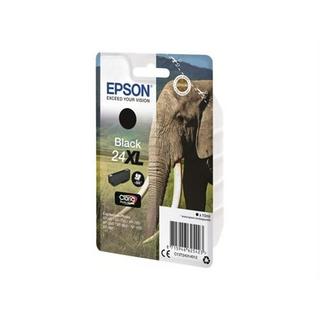 EPSON  Epson 24XL - 10 ml - XL - Schwarz - original - Blister mit RF-  akustischem Alarmsignal - Tintenpatrone - für Expression Photo XP-55, 750, 760, 850, 860, 950, 960; Expression Premium XP-750, 850 