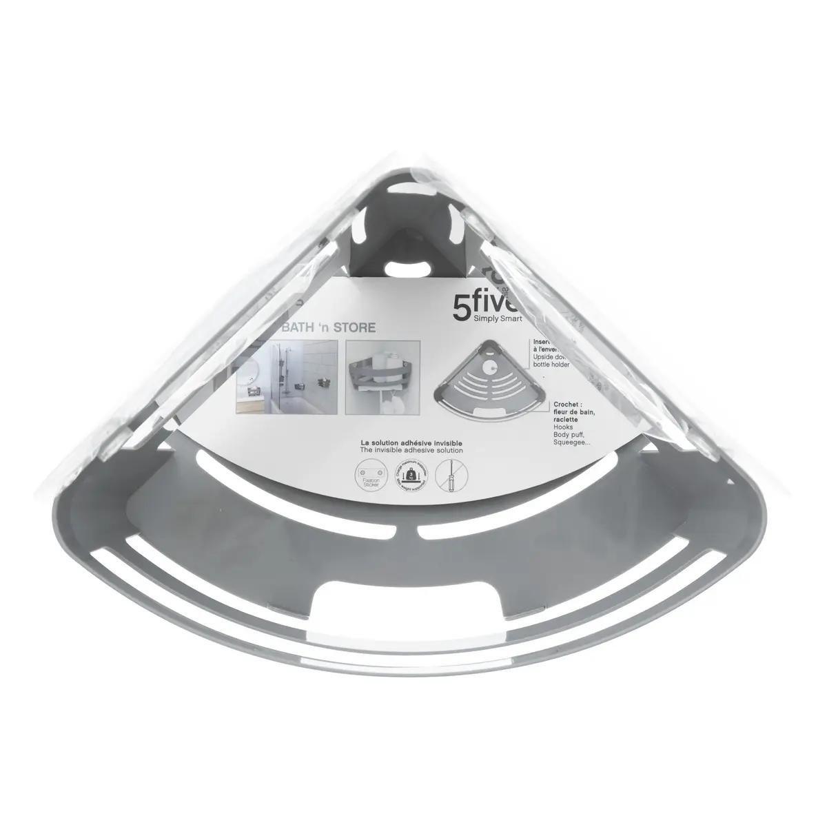 5five Eckregal für Dusche - Saugnapf -  