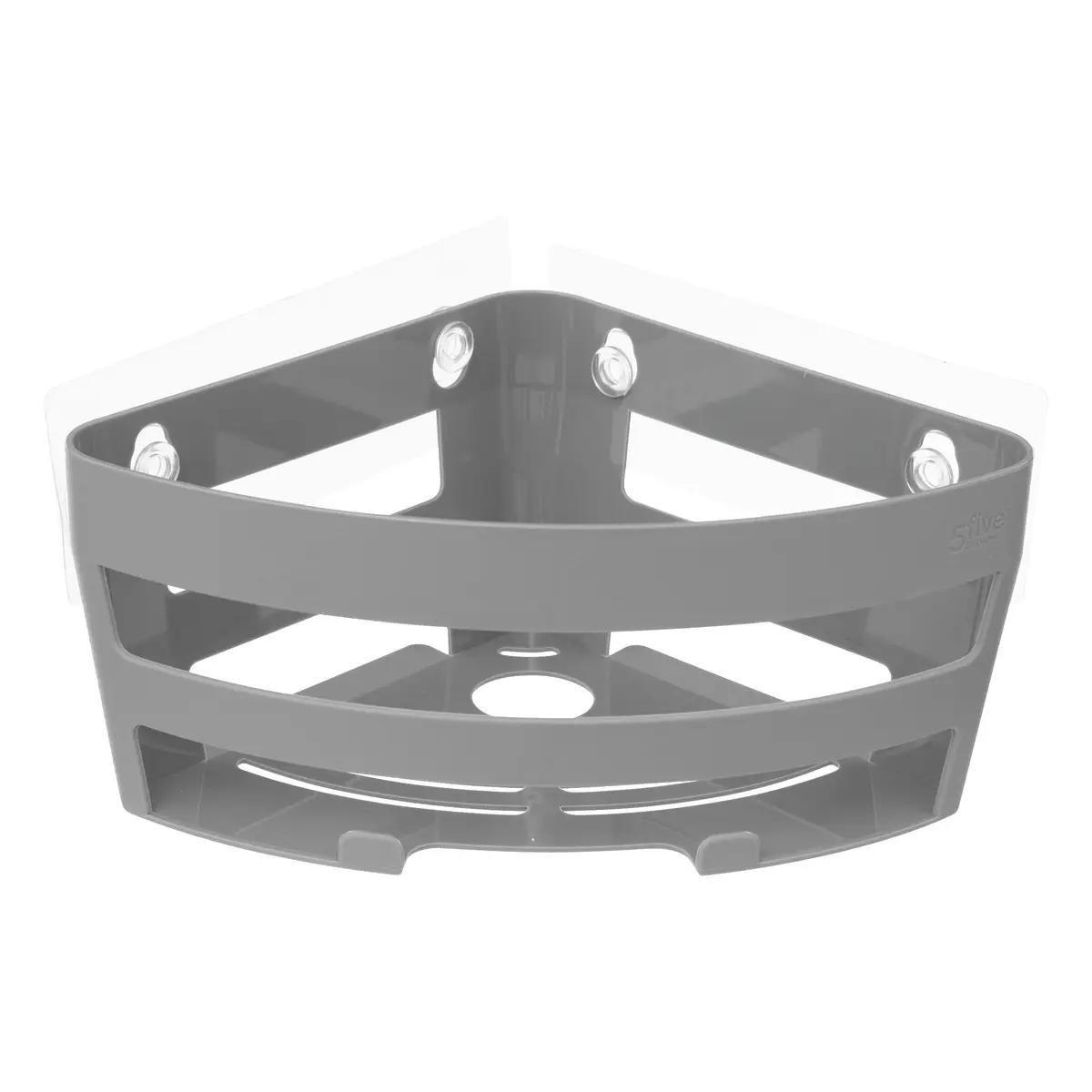 5five Eckregal für Dusche - Saugnapf -  