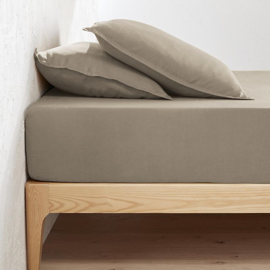 La Redoute Intérieurs Lenzuolo con Angoli Linot Lino Prelavato  