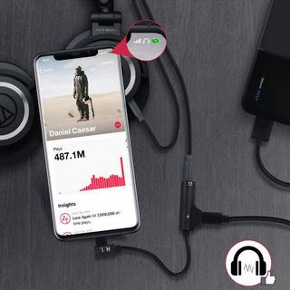 Avizar  Schwarzer Lightning Audio-&Ladeadapter 