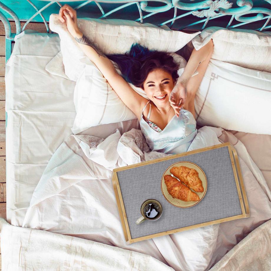 B2X  Plateau de lit pliable en bambou 