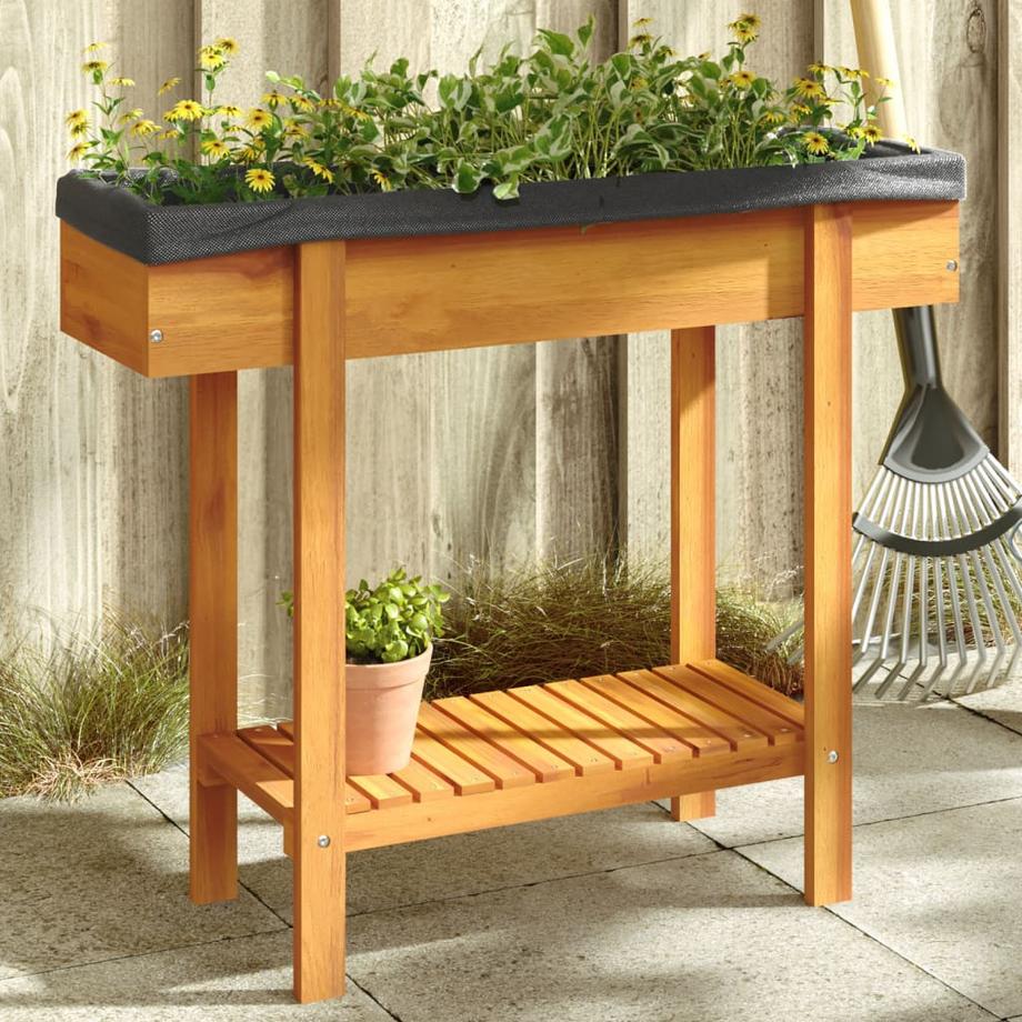 VidaXL Jardinière bois d'acacia  