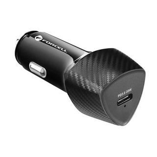 Avizar  Chargeur Voiture Noir USB-C 20W 