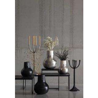 mutoni Vase Metal L silber  