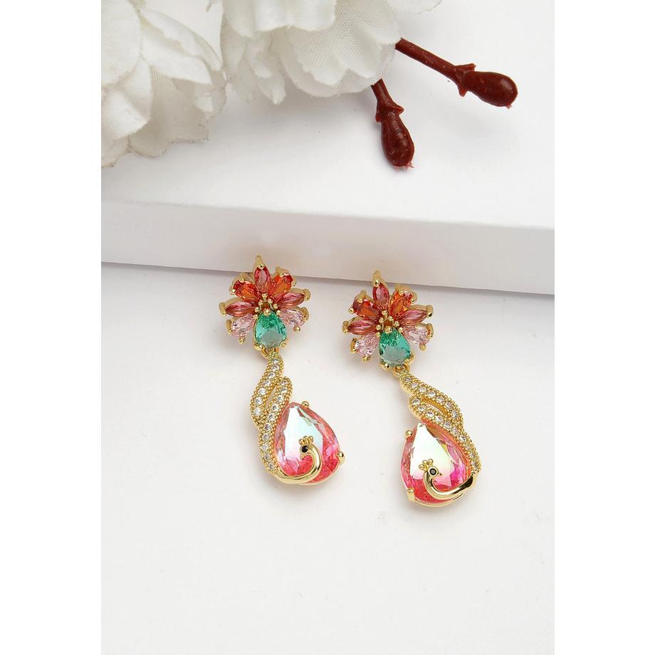 AVANT-GARDE PARIS  Diva Kollektion Moderner Wirbel-Tropfenohrringe 