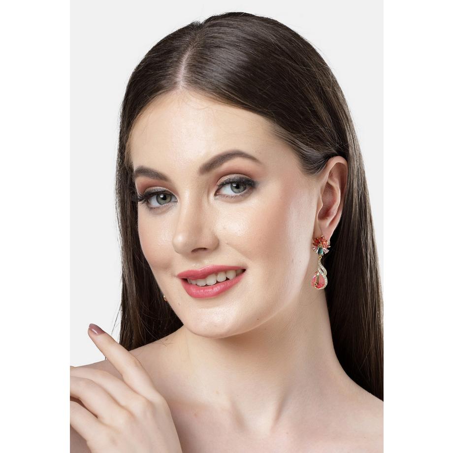 AVANT-GARDE PARIS  Diva Kollektion Moderner Wirbel-Tropfenohrringe 