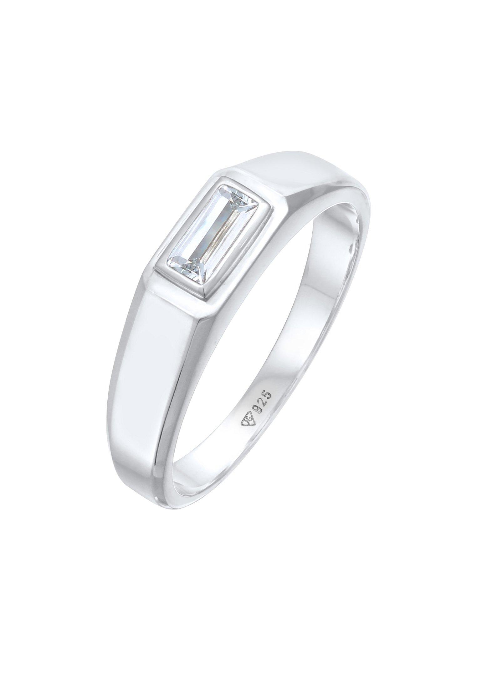 Kuzzoi  Bague Herren Topas Schlicht Elegant 925 Silber 