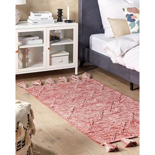 Beliani Tapis en Coton Boho NIGDE  