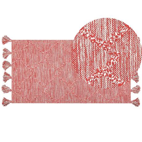 Beliani Tapis en Coton Boho NIGDE  