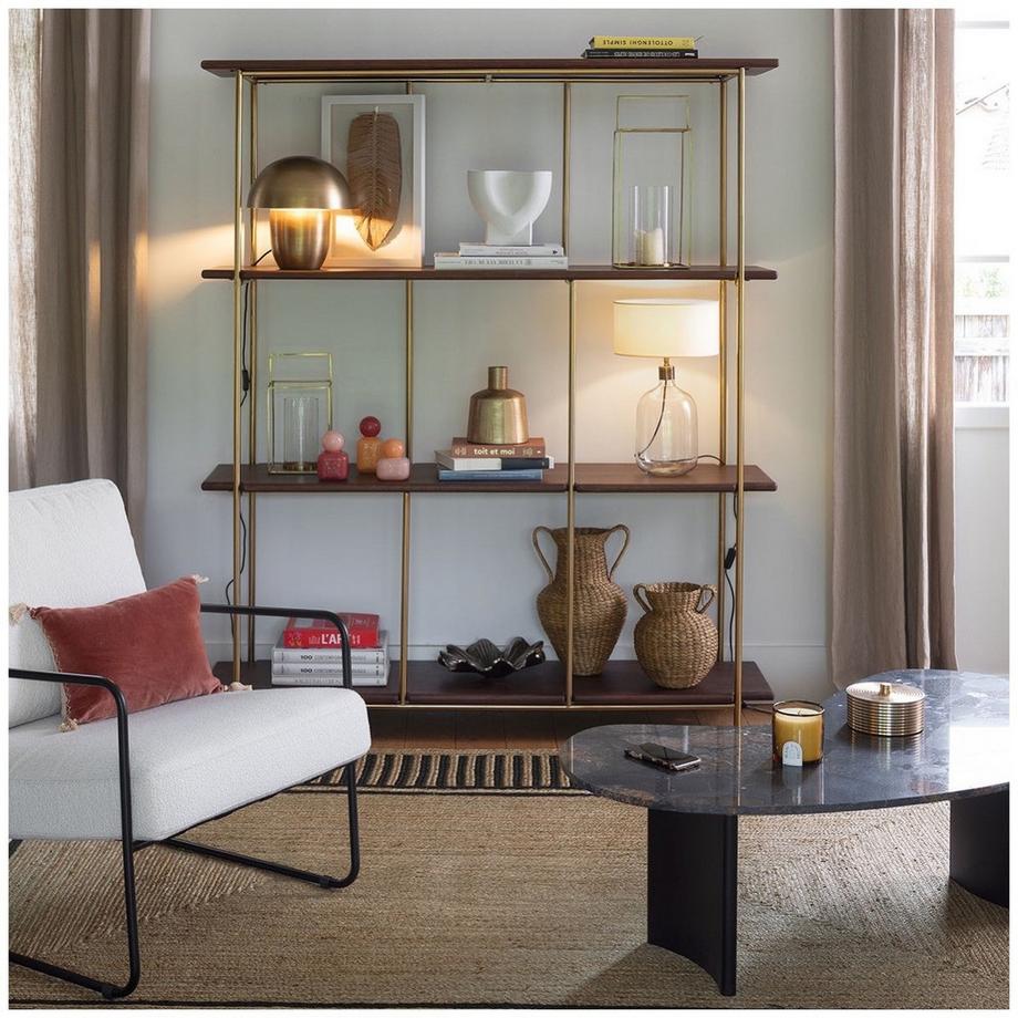 Blanc d'Ivoire Sessel Gaspard abziehbar Bouclé creme  