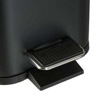 B2X Pattumiera per bagno 5 litri con coperchio in bambù  