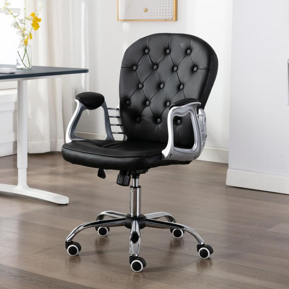 VidaXL Chaise de bureau cuir artificiel  