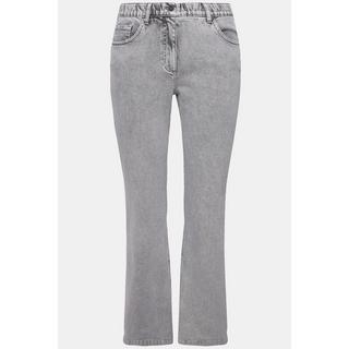 Ulla Popken  Jean Mary en coton bio, jambe large et taille confortable 