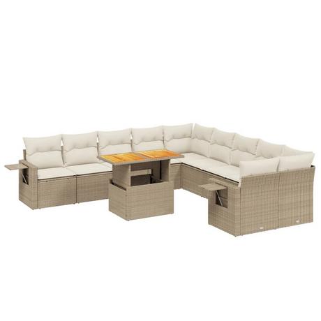 VidaXL Garten sofagarnitur poly-rattan  