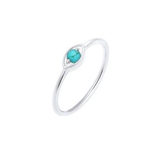 Elli  Bague Femmes Mauvais Œil Talisman Avec Howlite 