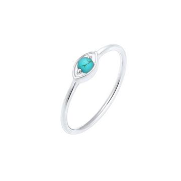 Bague Femmes Mauvais Œil Talisman Avec Howlite