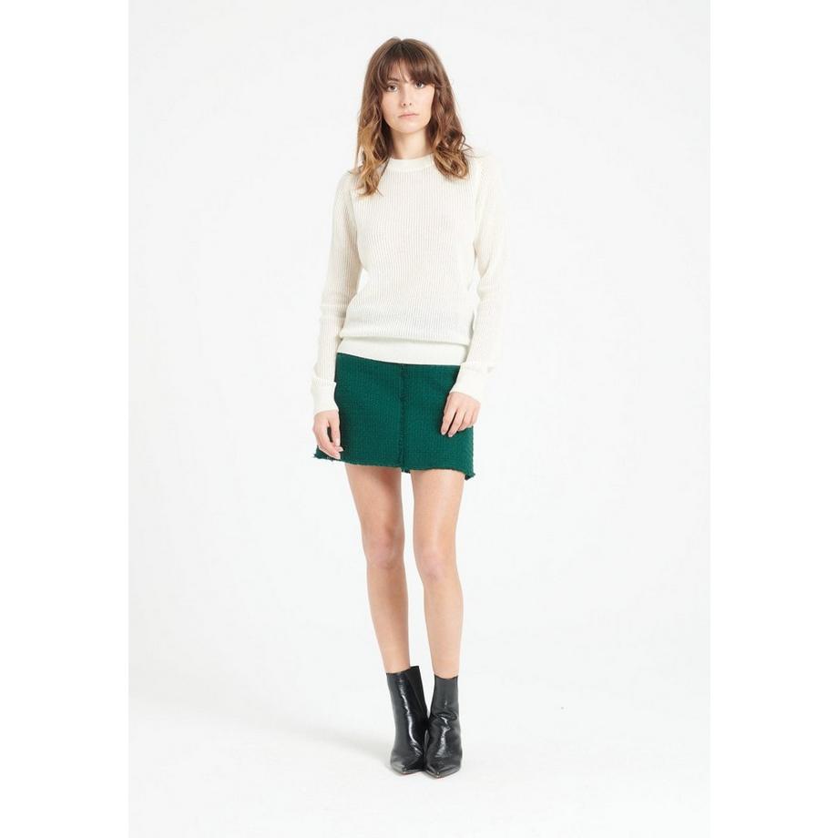 Studio Cashmere8 LILLY 23 Pointelle Maglia Girocollo  