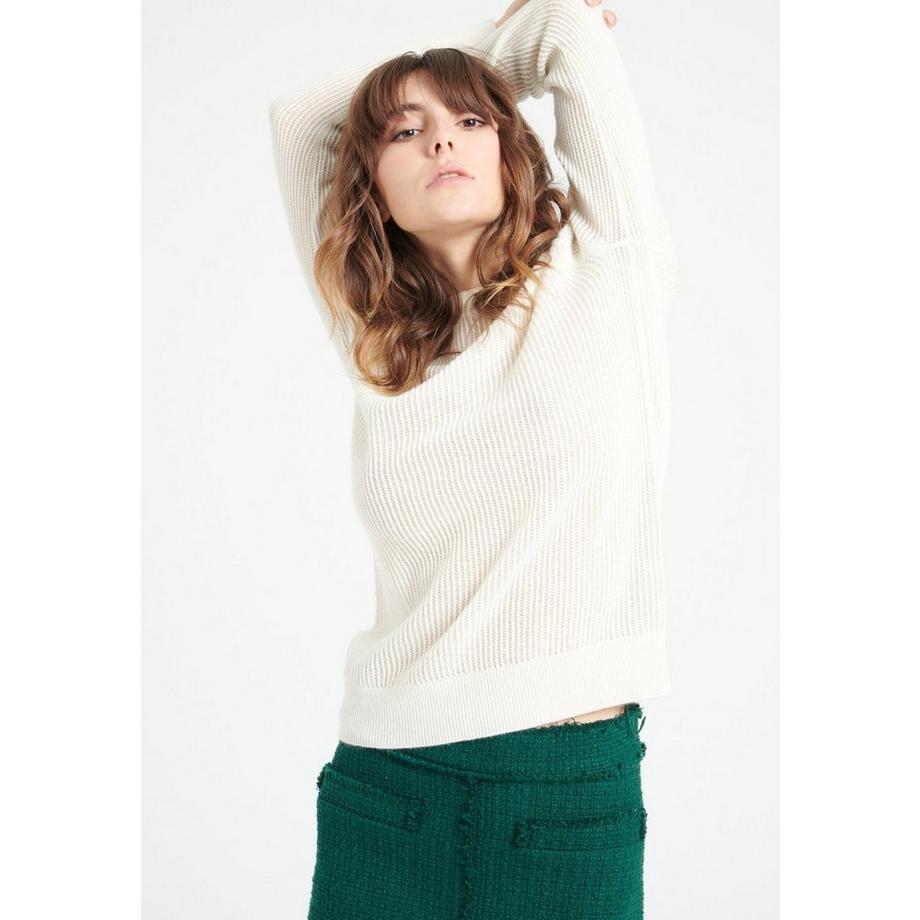 Studio Cashmere8 LILLY 23 Pointelle Maglia Girocollo  