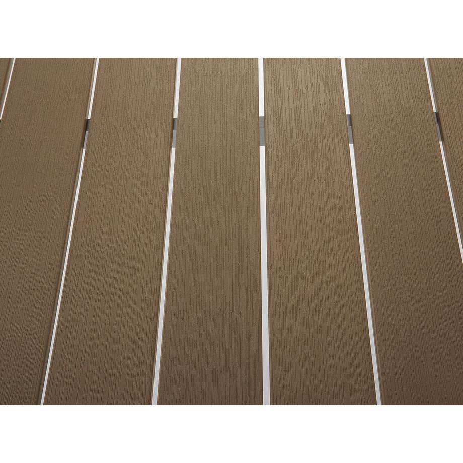 Beliani Gartentisch aus Kunstholz  VERNIO  