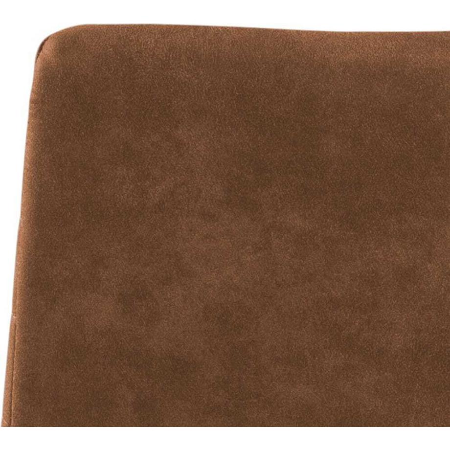 mutoni Tabouret de bar Randy marron pivotant 110 (1 pièce)  