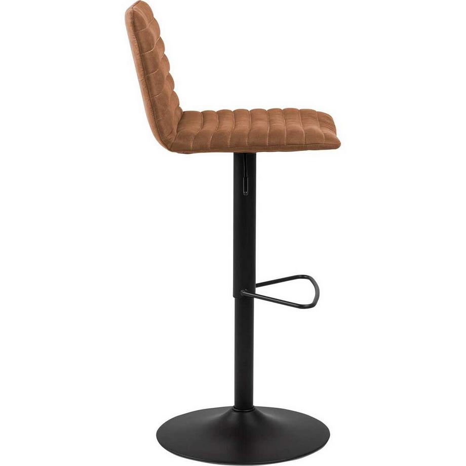 mutoni Tabouret de bar Randy marron pivotant 110 (1 pièce)  