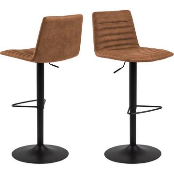 Tabouret de bar Randy marron pivotant 110 (1 pièce)