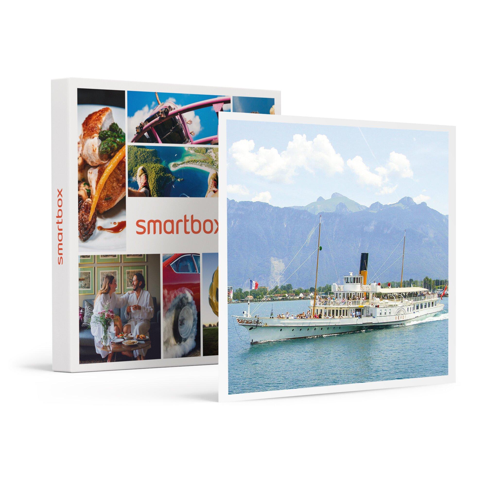 Image of Bootstour An Der Malerischen Schweizer Riviera Für 2 Erwachsene Und 1 Kind - Geschenkbox Unisex