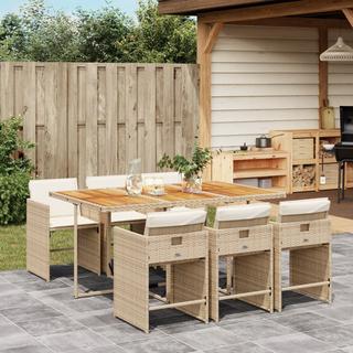 VidaXL Garten essgruppe poly-rattan  