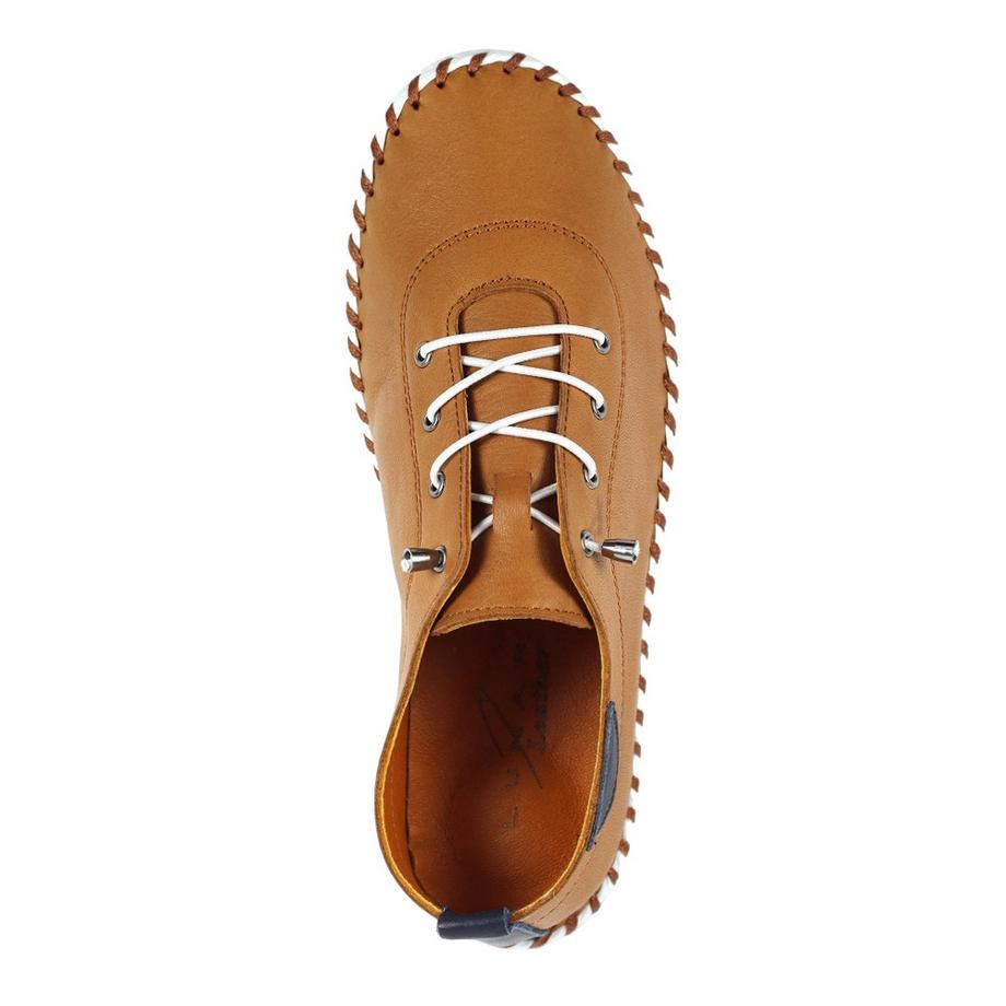 Lunar St Ives Leder Schnürschuhe  