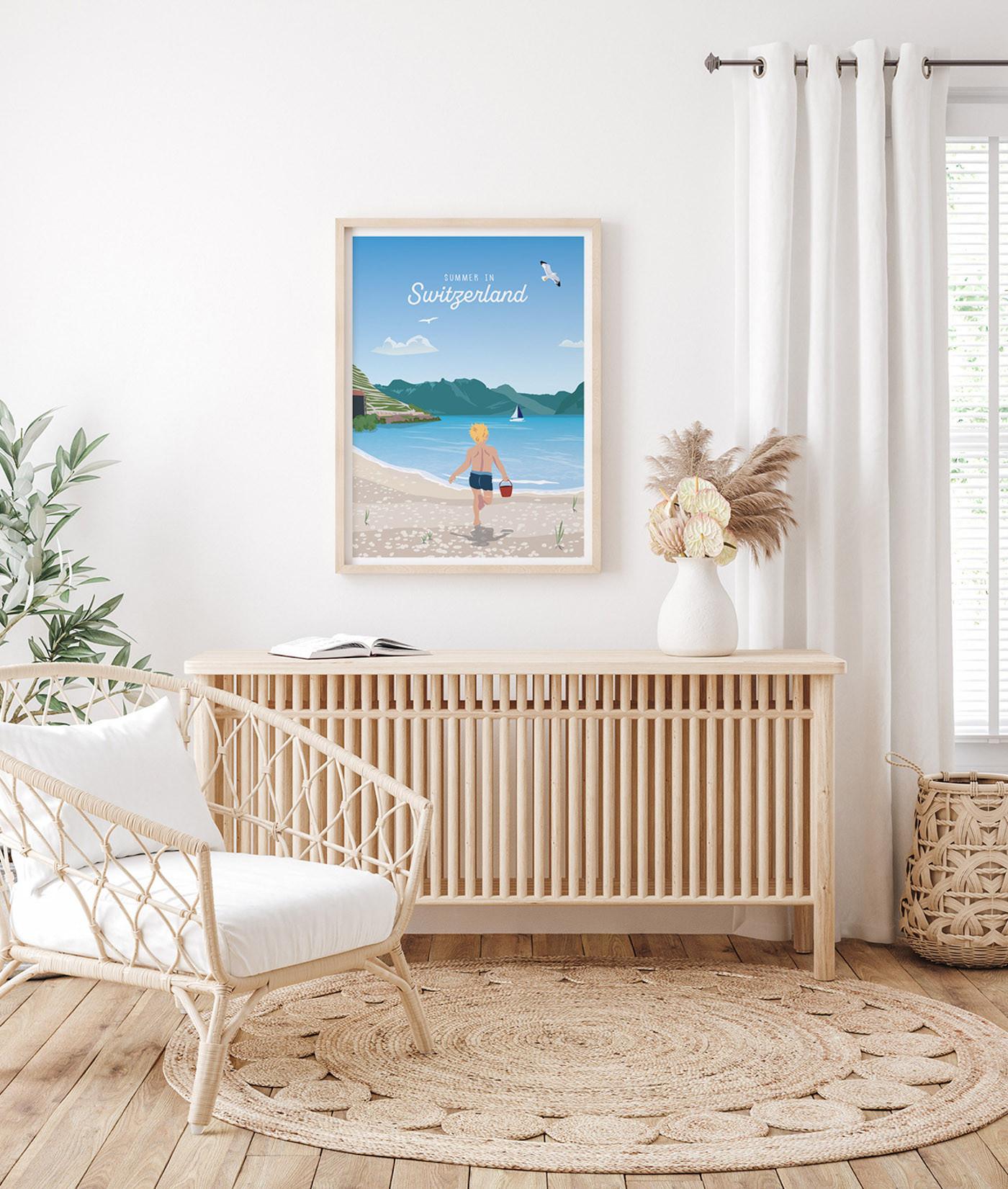 La-Jonx L'été Suisse - Poster  