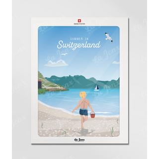 La-Jonx L'été Suisse - Poster  