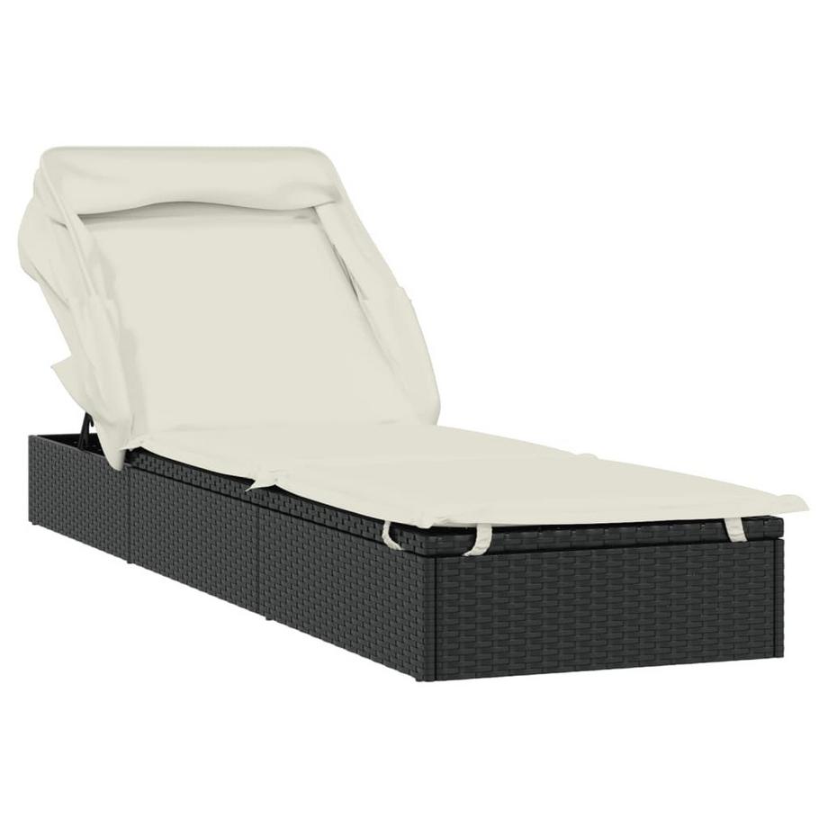 Lit de bronzage rotin synthétique
