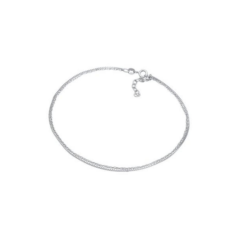 Elli  Fußschmuck Kordelkette Gliederkette Basic Layer 