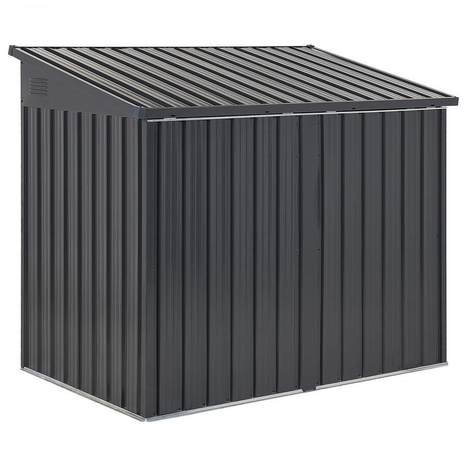 Beliani Geräteschuppen aus Stahl MOENA  