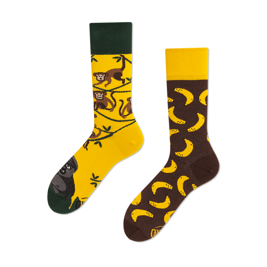 Many Mornings Monkey Business Chaussettes  
