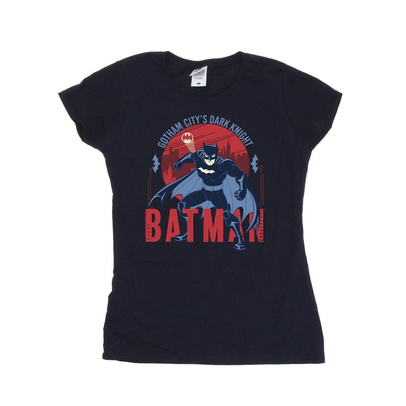 Image of Batman Gotham City Tshirt Damen Marine L
