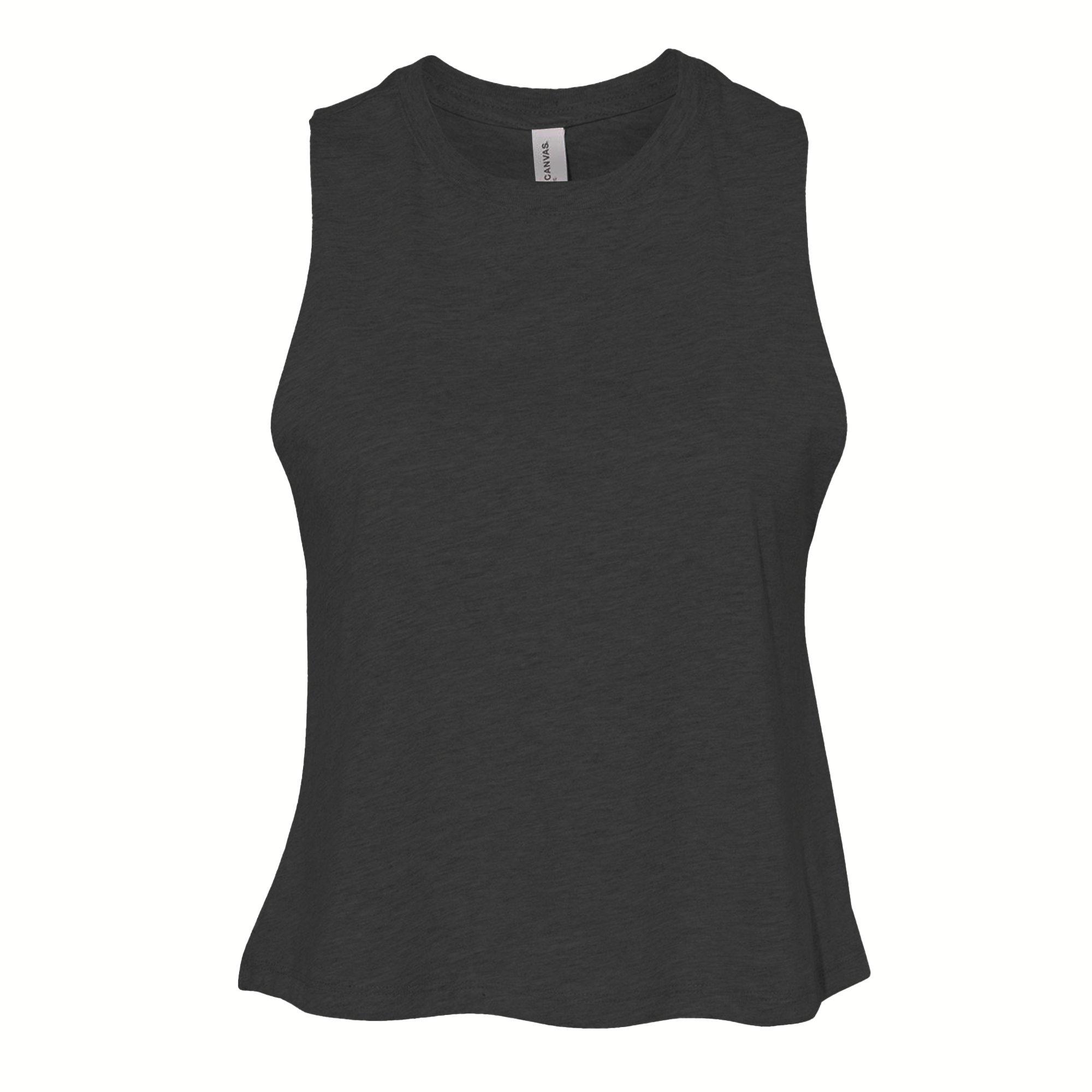 Image of Bella Croptanktop Mit Racerback Unisex Marine L