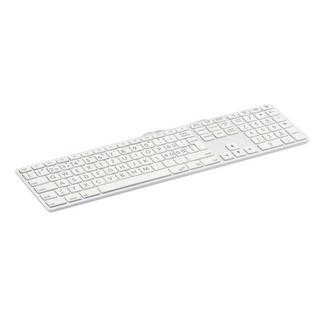 LMP  KB-3421-BIG Tastatur USB Schweiz Silber 
