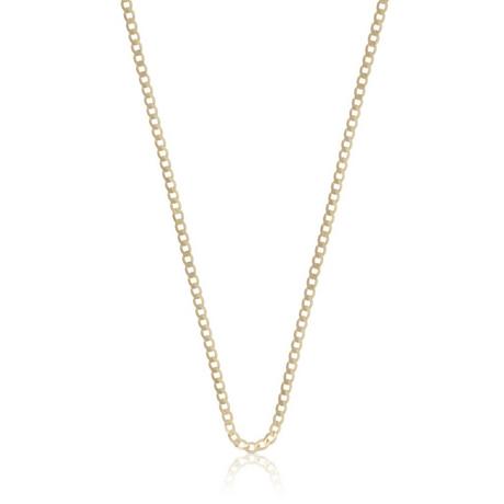 MUAU Schmuck  Collier Panzer Gelbgold 750, 2.4mm, 42cm 