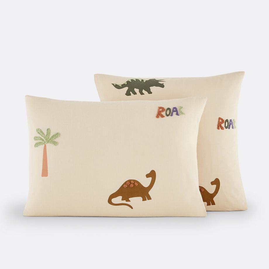 Taie d'oreiller 50% coton recyclé