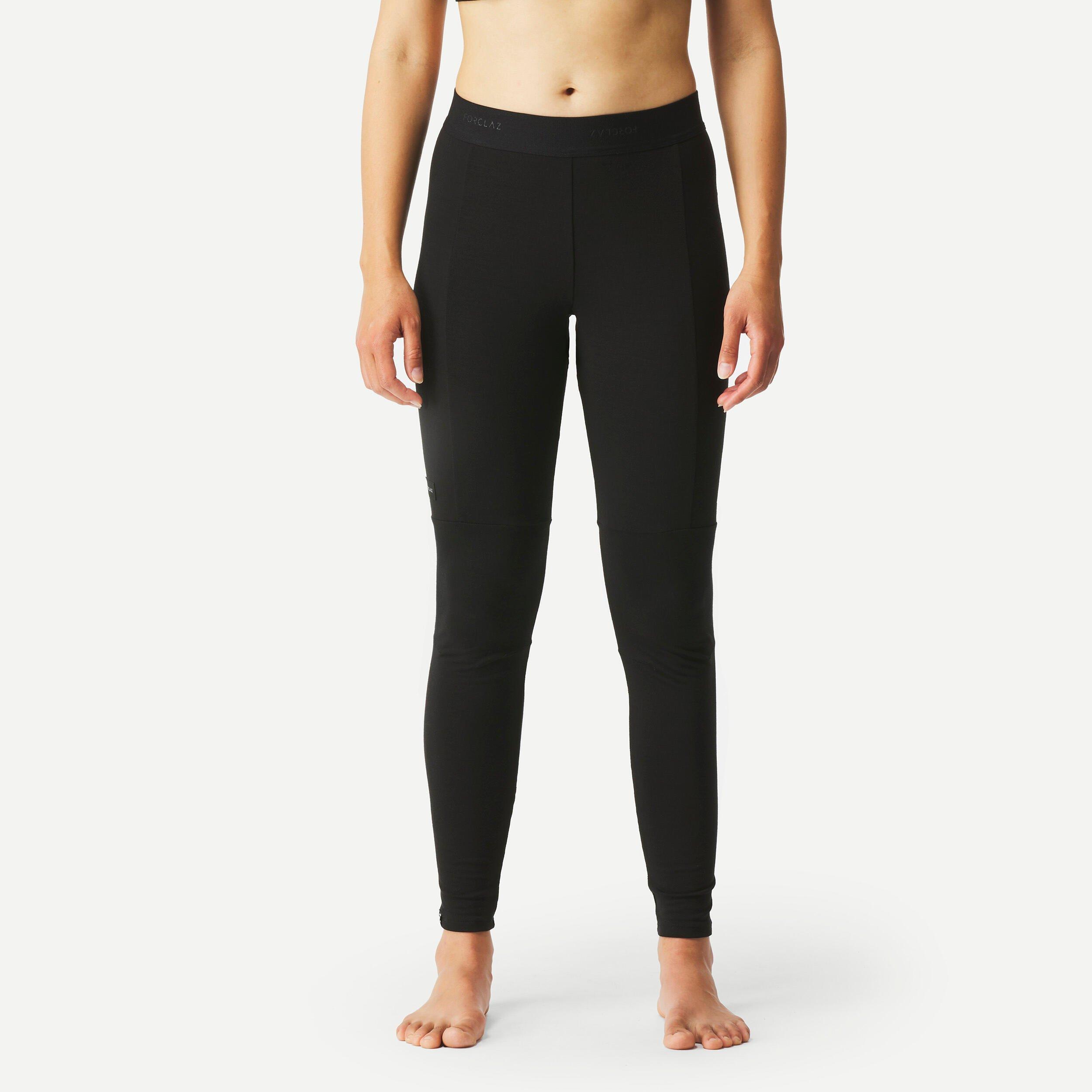 Image of Leggings - Trek 500 Merino Damen Schwarz Leicht XXL