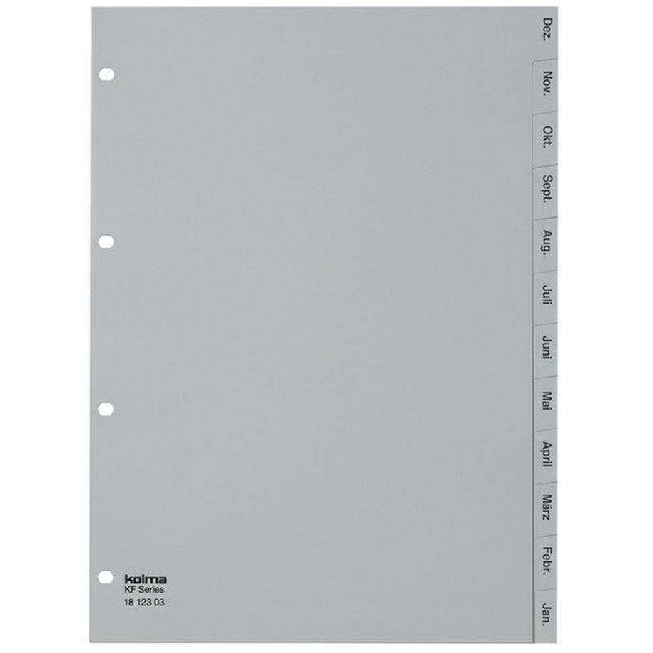 Kolma  KOLMA Register PP grau A4 18.123.03 Dez.-Jan. 