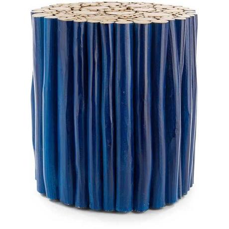 mutoni Table d'appoint Guadalupe bleu  