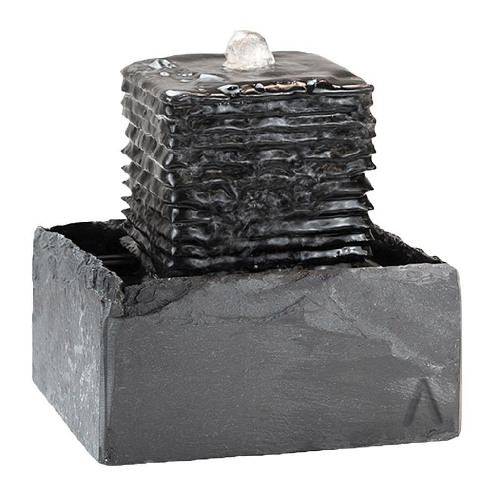 Image of Tischbrunnen aus em Schiefer SHANTI Zimmerbrunnen Tischbrunnen aus em Schiefer SHANTI Zimmerbrunnen