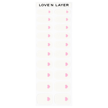 adesivi per unghie Autocollants pour ongles Single Love Summer Pink