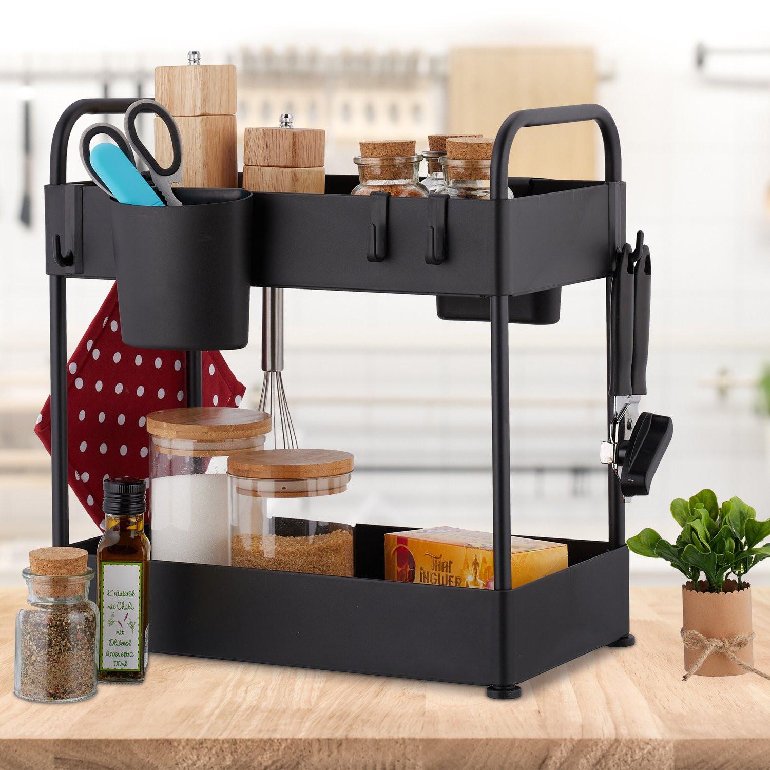 B2X Waschbeckenregal mit 2 Ablagen  