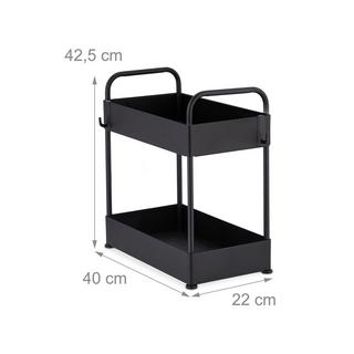 B2X Waschbeckenregal mit 2 Ablagen  