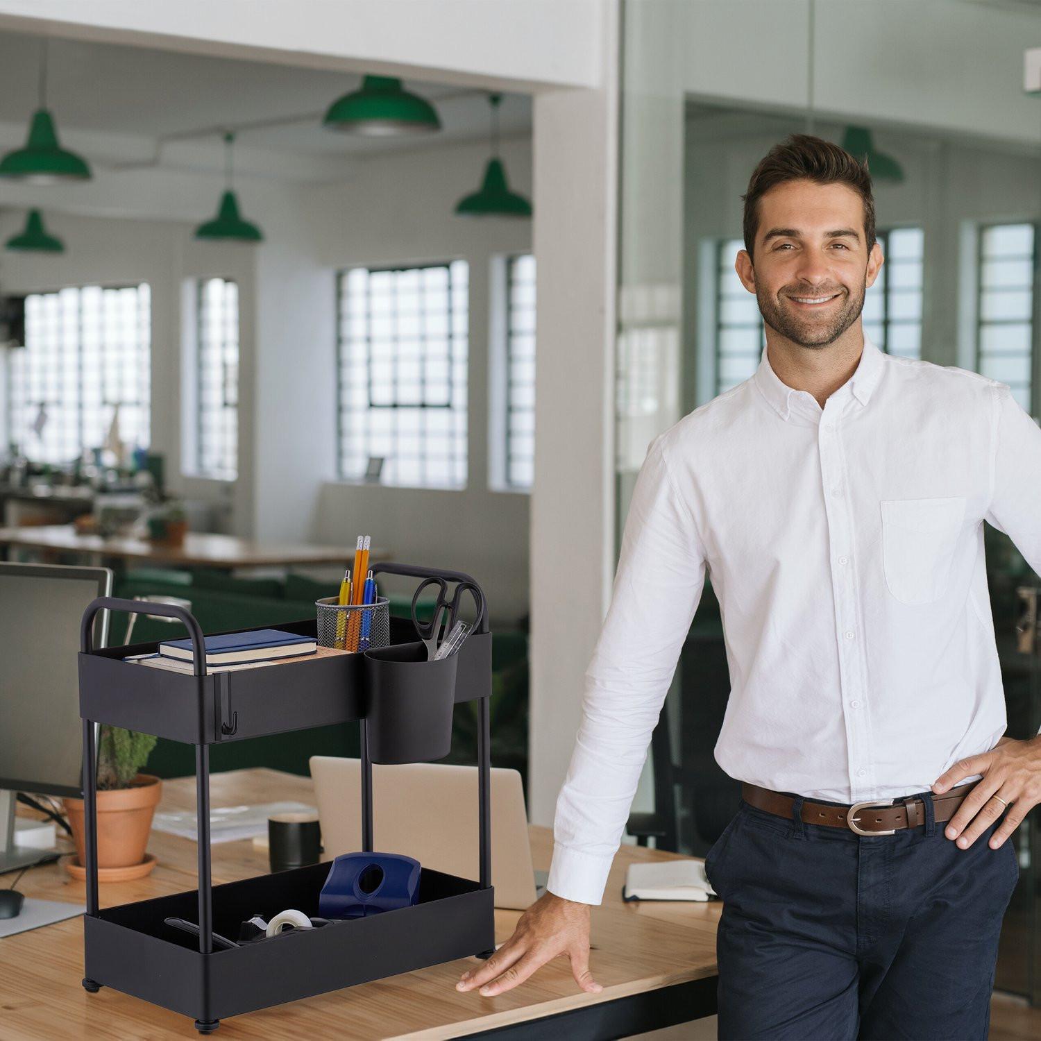 B2X Waschbeckenregal mit 2 Ablagen  